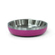 ZL Meow Dish Double Walled Cat Bowl - Pink Punch
