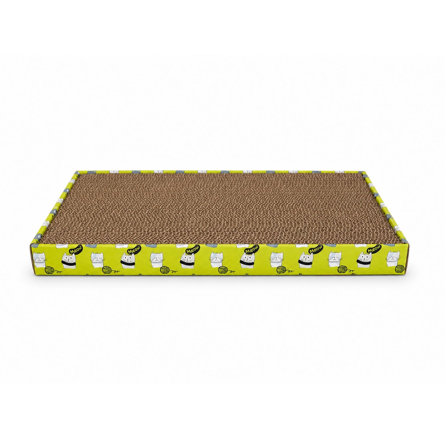 Catmos Double Wide Cat Reversible Scratcher with Tray