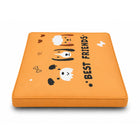 ZL Forever Best Friends Dog Flat Bed - Small – 60cm - Mustard Yellow