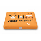 ZL Forever Best Friends Dog Flat Bed - Small – 60cm - Mustard Yellow