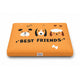 ZL Forever Best Friends Dog Flat Bed - Small – 60cm - Mustard Yellow