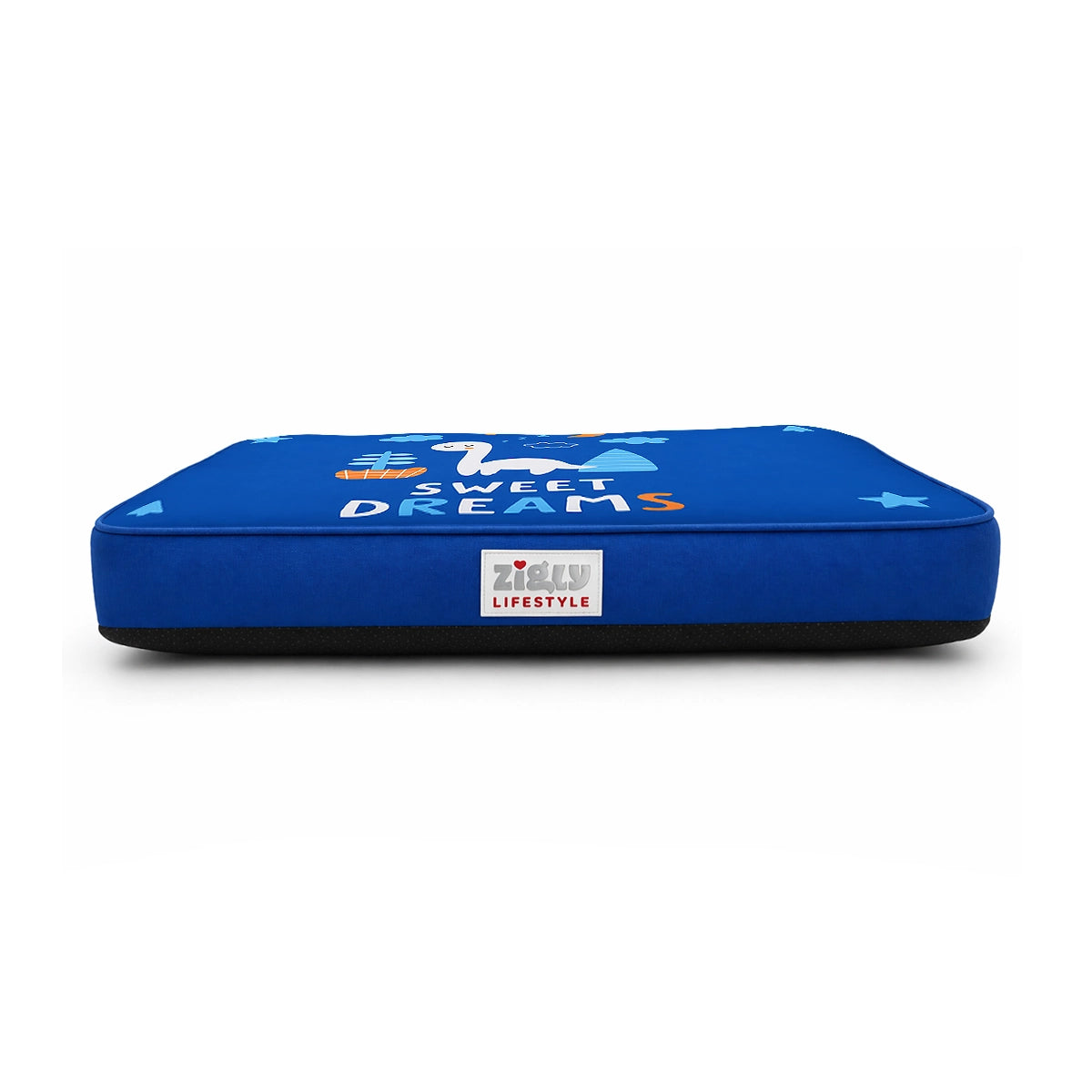 ZL Sweet Dreams Nap Dog Flat Bed - Small – 60cm - Blue