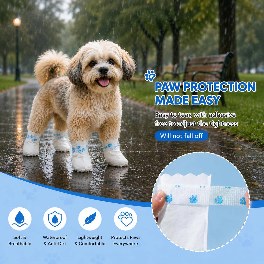 Zigly Disposable Dog Boots for Paw Protection - 20 - Pieces