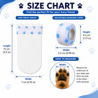 Zigly Lifestyle Waterproof Disposable Dog Boots for Paw Protection - 20 - Pieces
