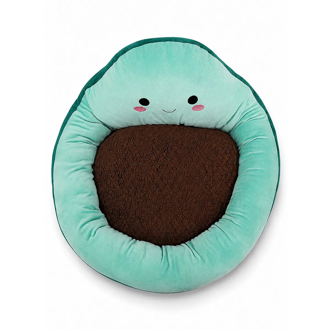 ZL Avocado Cuddle Cat Bed -Green