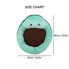ZL Avocado Cuddle Cat Bed -Green