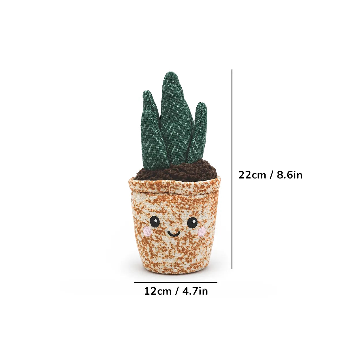 ZL Spikey Cactus Plush Toy for Dogs