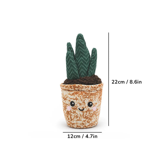 ZL Spikey Cactus Plush Toy for Dogs