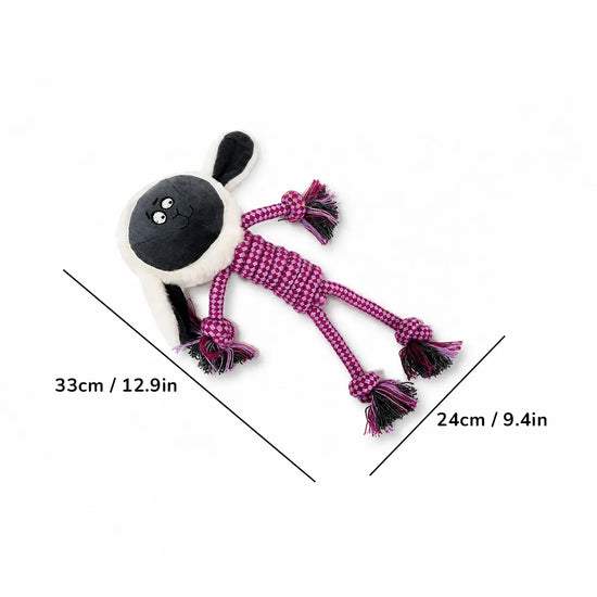 ZL Lulu Sheep Rope Toy for Dogs