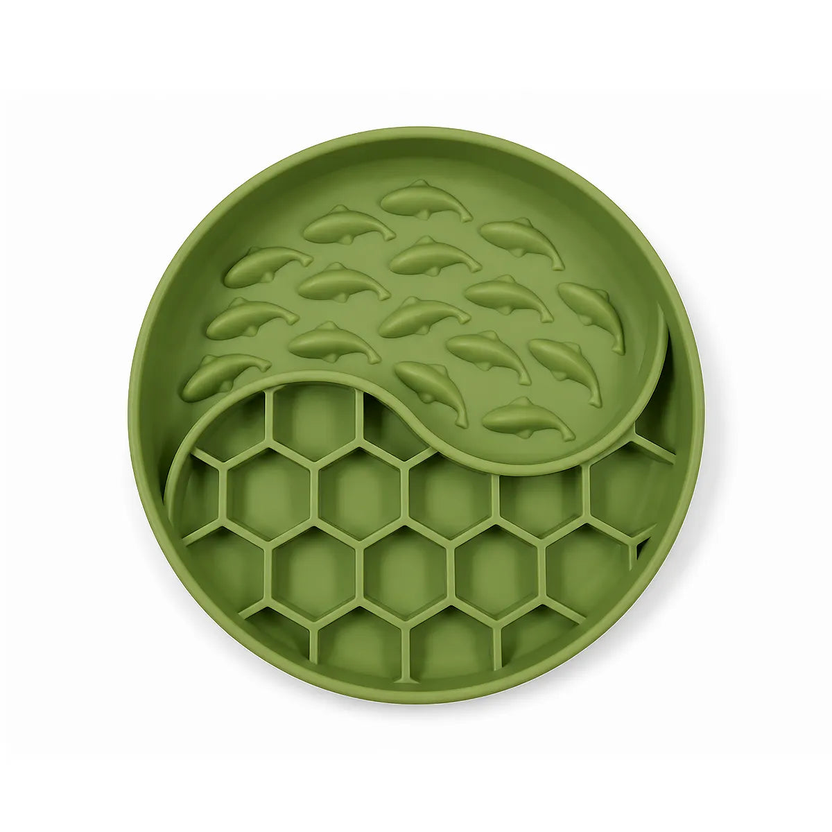 ZL SmartFeed 2 in-1 Slow Feeder & Lick Mat for Dogs - Green