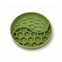 ZL SmartFeed 2 in-1 Slow Feeder & Lick Mat for Dogs - Green