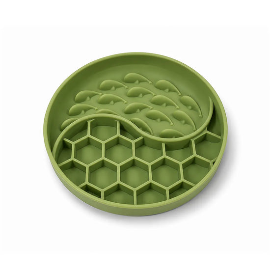 ZL SmartFeed 2 in-1 Slow Feeder & Lick Mat for Dogs - Green