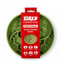 ZL SmartFeed 2 in-1 Slow Feeder & Lick Mat for Dogs - Green