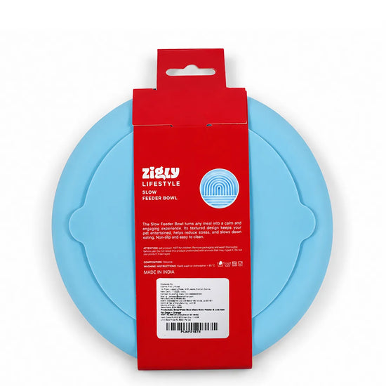ZL SmartFeed Blue Maze Slow Feeder & Lick Mat for Dogs - Blue