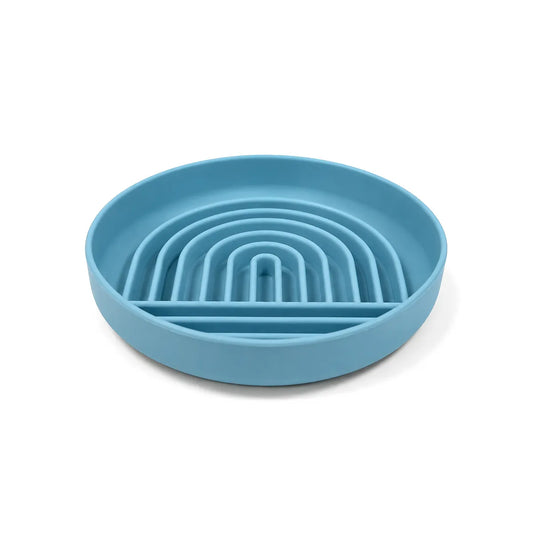 ZL SmartFeed Blue Maze Slow Feeder & Lick Mat for Dogs - Blue