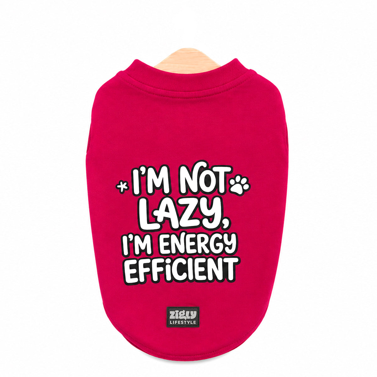 Zigly Lifestyle Energy Efficient Dog T-Shirt - Red