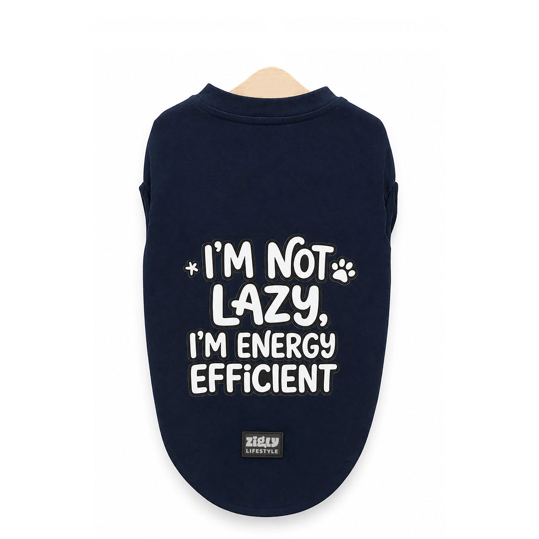 Zigly Lifestyle Energy Efficient Dog T-Shirt - Navy