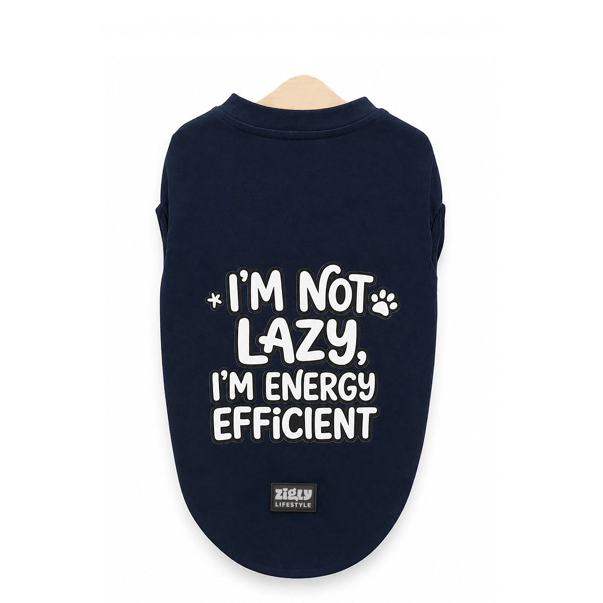 Zigly Lifestyle Energy Efficient Dog T-Shirt - Navy