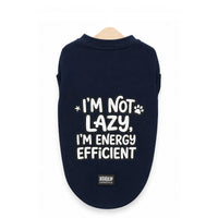 Zigly Lifestyle Energy Efficient Dog T-Shirt - Navy