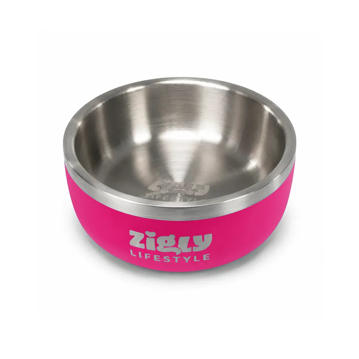 ZL Ultimate Double Walled Dog Bowl - Pink
