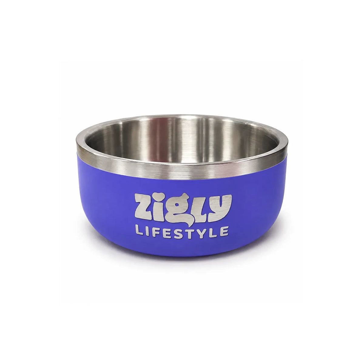 ZL Ultimate Double Walled Dog Bowl - Blue