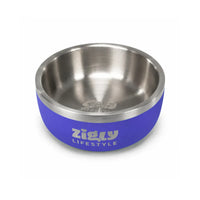 ZL Ultimate Double Walled Dog Bowl - Blue