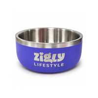 ZL Ultimate Double Walled Dog Bowl - Blue
