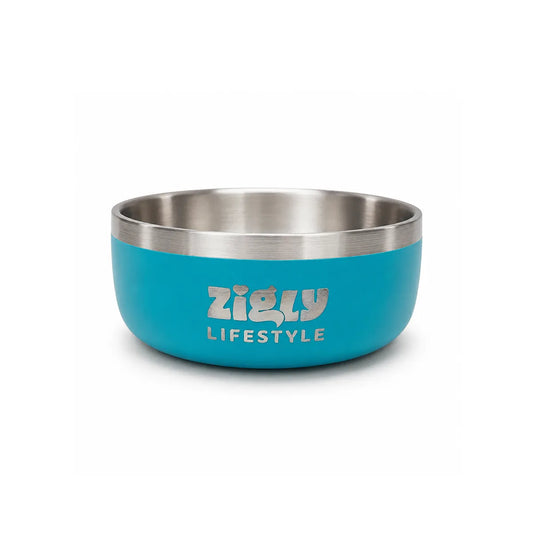 ZL Ultimate Double Walled Dog Bowl - Teal