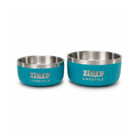 ZL Ultimate Double Walled Dog Bowl - Teal