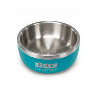 ZL Ultimate Double Walled Dog Bowl - Teal
