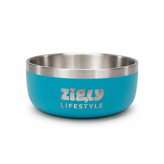 ZL Ultimate Double Walled Dog Bowl - Teal