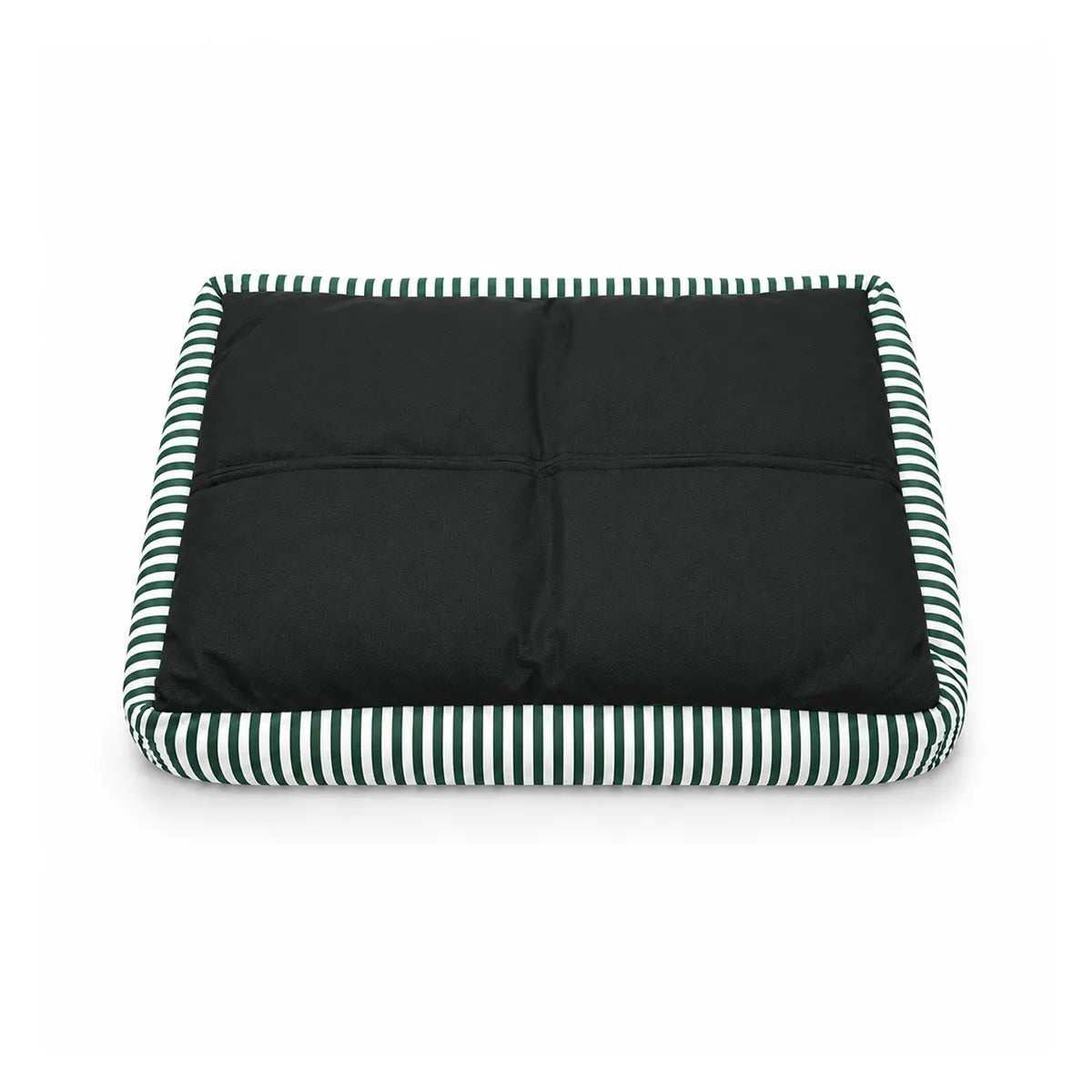 ZL Green Stripe Lounger Dog Bed