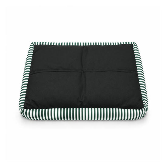 ZL Green Stripe Lounger Dog Bed