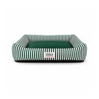 ZL Green Stripe Lounger Dog Bed