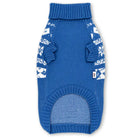 Zigly Lifestyle Winter Tails Christmas Knit Dog Sweater - Frost Blue