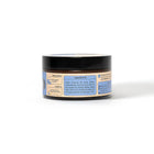 Zigly pet paw balm jar showing ingredient list, black lid, blue label, white background.