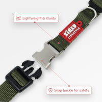 ZL Classic Olive Green Dog Collar