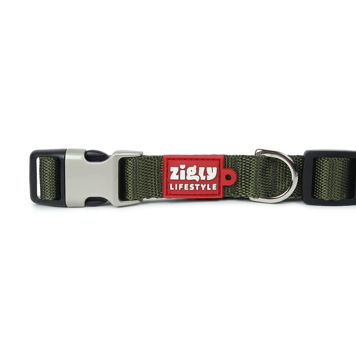 ZL Classic Olive Green Dog Collar