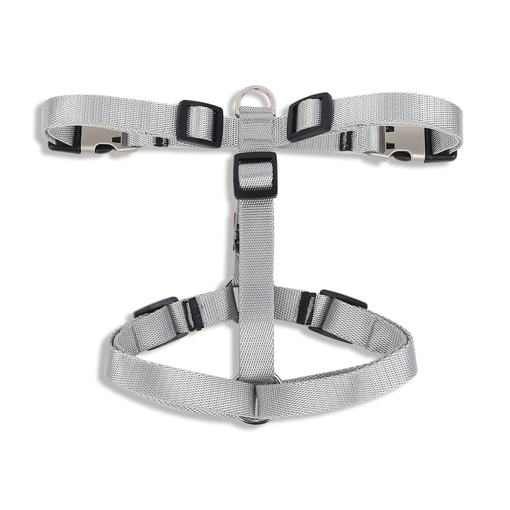 Zl Classic H Dog Harness Silver