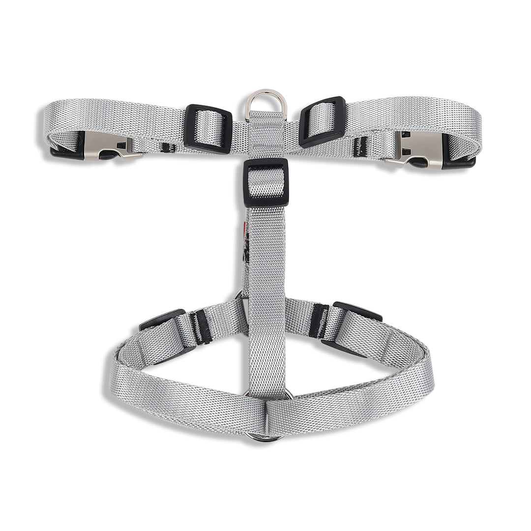 Zl Classic H Dog Harness Silver