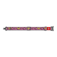 Waudog Wonder Woman Pattern Metal Fastex Nylon Dog Collar