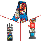 Waudog WOW Pattern Metal Fastex Nylon Dog Collar