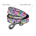Waudog Magic Flowers Pattern Nylon Dog Leash