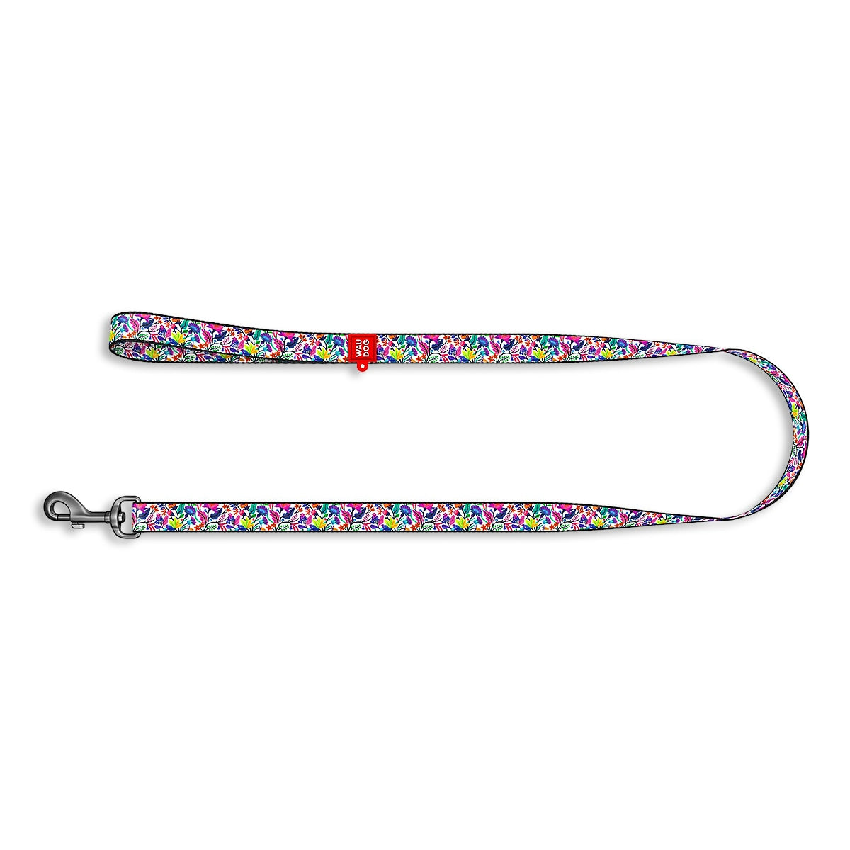 Waudog Magic Flowers Pattern Nylon Dog Leash