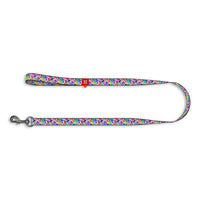 Waudog Magic Flowers Pattern Nylon Dog Leash