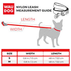 Waudog Magic Flowers Pattern Nylon Dog Leash