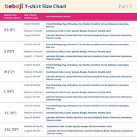 beboji Hawaiian Heart Dog Tshirt - 4XL - Zigly
