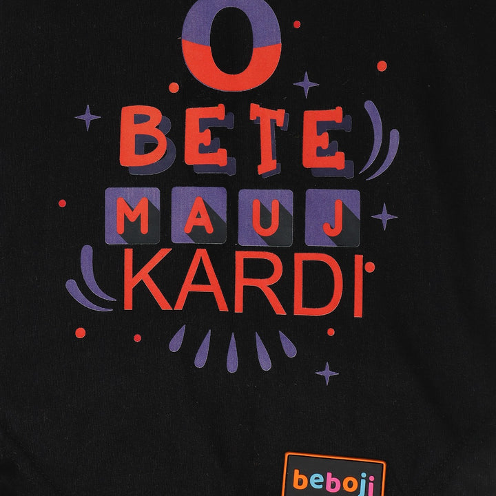 beboji O Bete Mauj Kardi Dog Tshirt