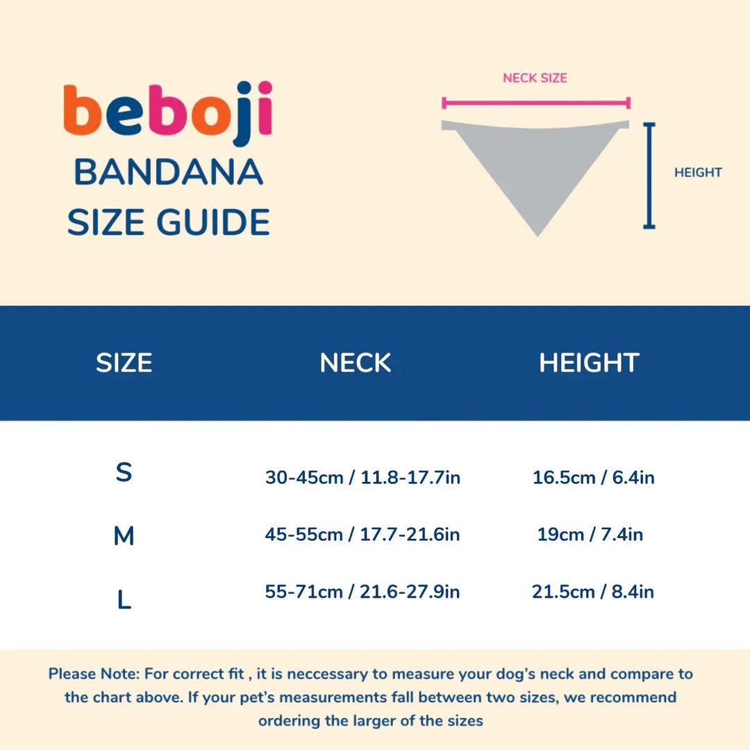 beboji Tropical Twist Dog Bandana - Zigly