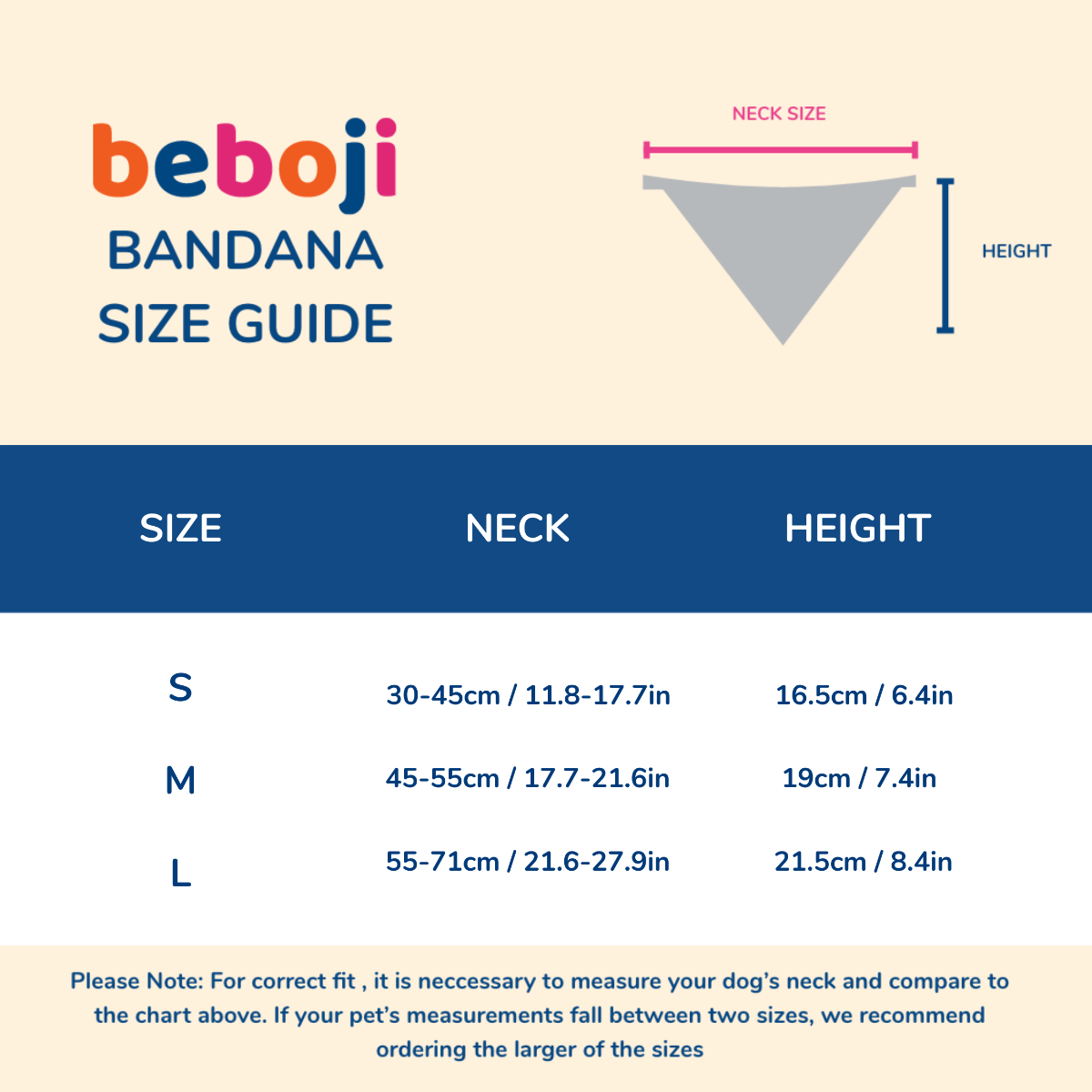 beboji Hawaiian Heart Dog Bandana - M
